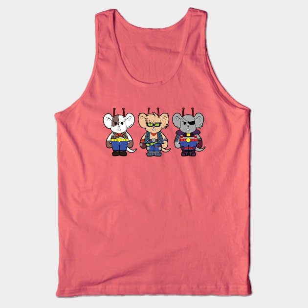 Biker Mice From Mars Chibi Tank Top by liora natalia